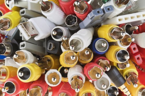 Vehicle being loaded for rubbish removal